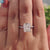 4.05 TCW Radiant Cut Twisted Pave Shank Moissanite Anniversary Gift Ring