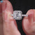 0.50 to 5.0 CT Princess Cut Moissanite Halo Engagement Ring for Women