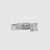 2.05 TCW Princess Cut Delicate Cathedral Channel Set Moissanite Wedding Ring