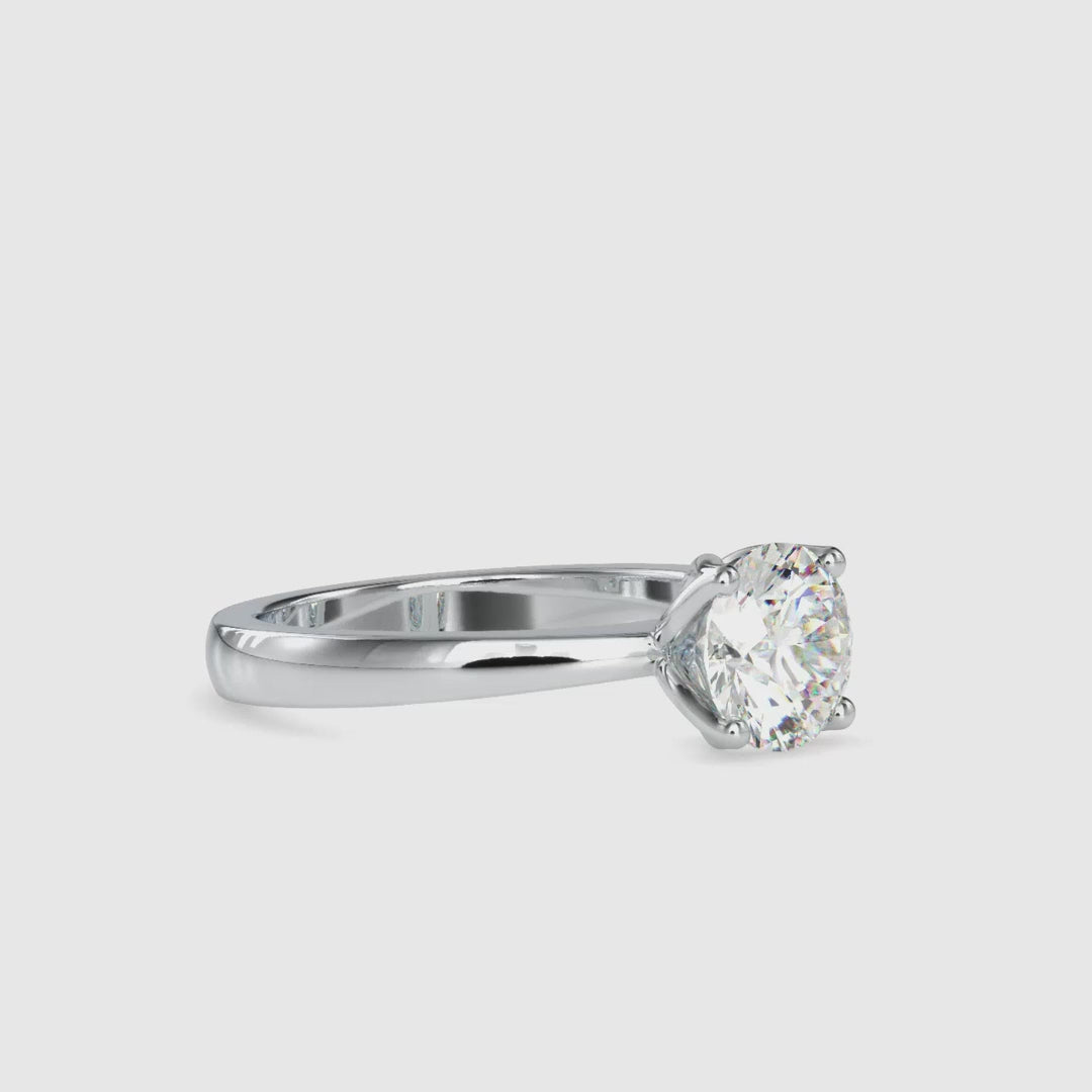 2ct Diamond Solitaire Ring With Tulip Prong