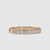 2.50 MM Classic Round Brilliant Cut Half Eternity Wedding Band