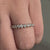 Round Brilliant Cut Lab Grown Diamond Eternity Wedding Band