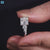 2.17 CT Princess Cut Three Stone Moissanite Engagement Ring for Women