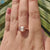 Elegant 2.16 CT Emerald Cut Champagne East to West Moissanite Solitaire Ring