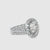 Antique 6.43 TW Oval Cut Moissanite Delicate Vintage Style Engagement Ring