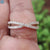 Crossover Infinity Stackable Round Colorless Moissanite Wedding Band