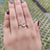 2.29 CT Round Rose Cut Split Shank Moissanite Engagement Ring