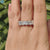 Princess Cut Eternity Band -  Moissanite Band