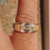 Statement Ring, 2.37 CT Emerald Cut Moissanite Half Bezel Solitaire Ring