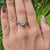 3.99 TCW Antique Portuguese Cut Colorless Moissanite Trio Wedding Ring Set