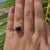 2.70 CT Emerald Cut Black Moissanite East to West Solitaire Engagement Ring