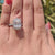 Vintage Inspired 3.40 TCW Antique Criss Cut Moissanite Wedding Gift Ring