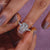 Emerald Cut Lab Grown Diamond Halo Engagement Ring