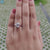 1.94 Singular Bezel Set Oval Solitaire Moissanite Engagement Ring