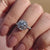 0.90 CT Round Lab Grown Diamond Halo Engagement Ring, Wedding Ring