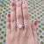 Stunning 2.43 CT Radiant Cut Classic Pave Moissanite Engagement Ring