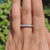 Hidden Trellis Pave Set 1.90 TW Round Cut Moissanite 3/4th Eternity Wedding Band