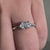 0.75 CT Pear Cut Lab Grown Diamond Engagement East to West Set Ring