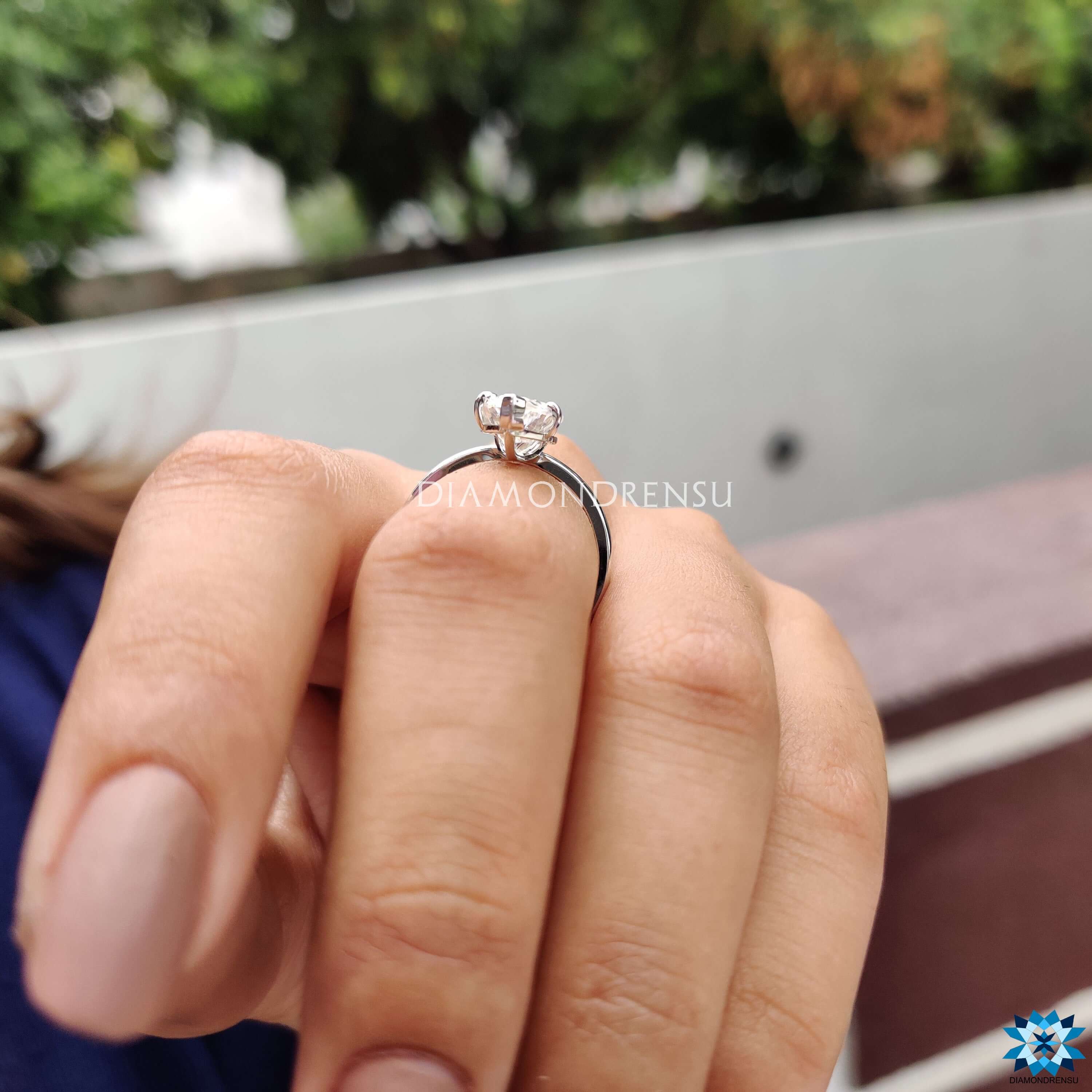 affordable moissanite engagement - diamondrensu