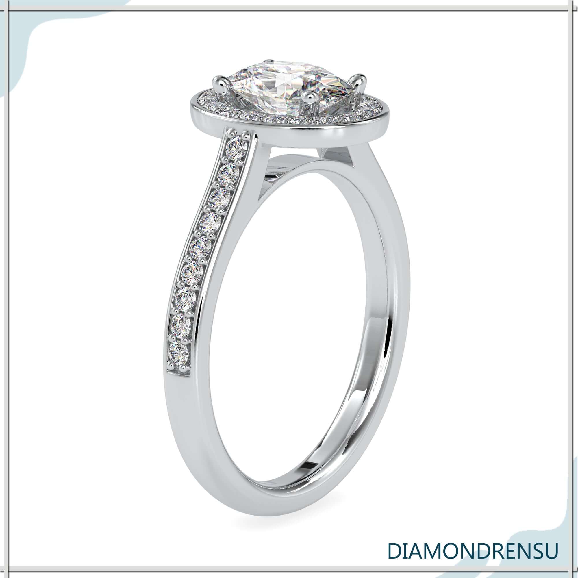 affordable moissanite engagement rings - diamondrensu