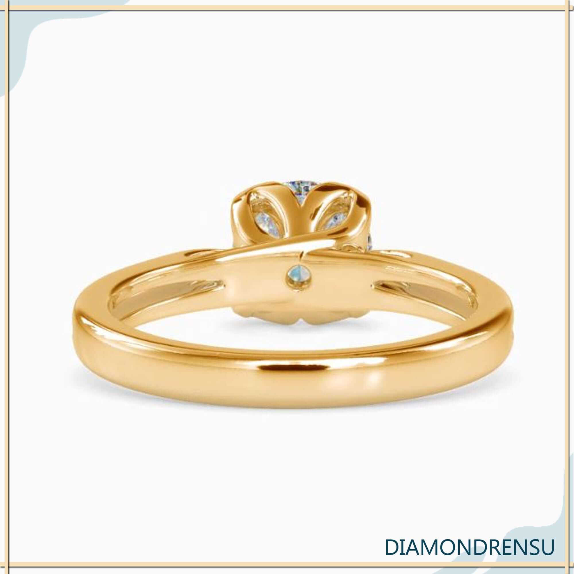 round cut solitaire ring - diamondrensu