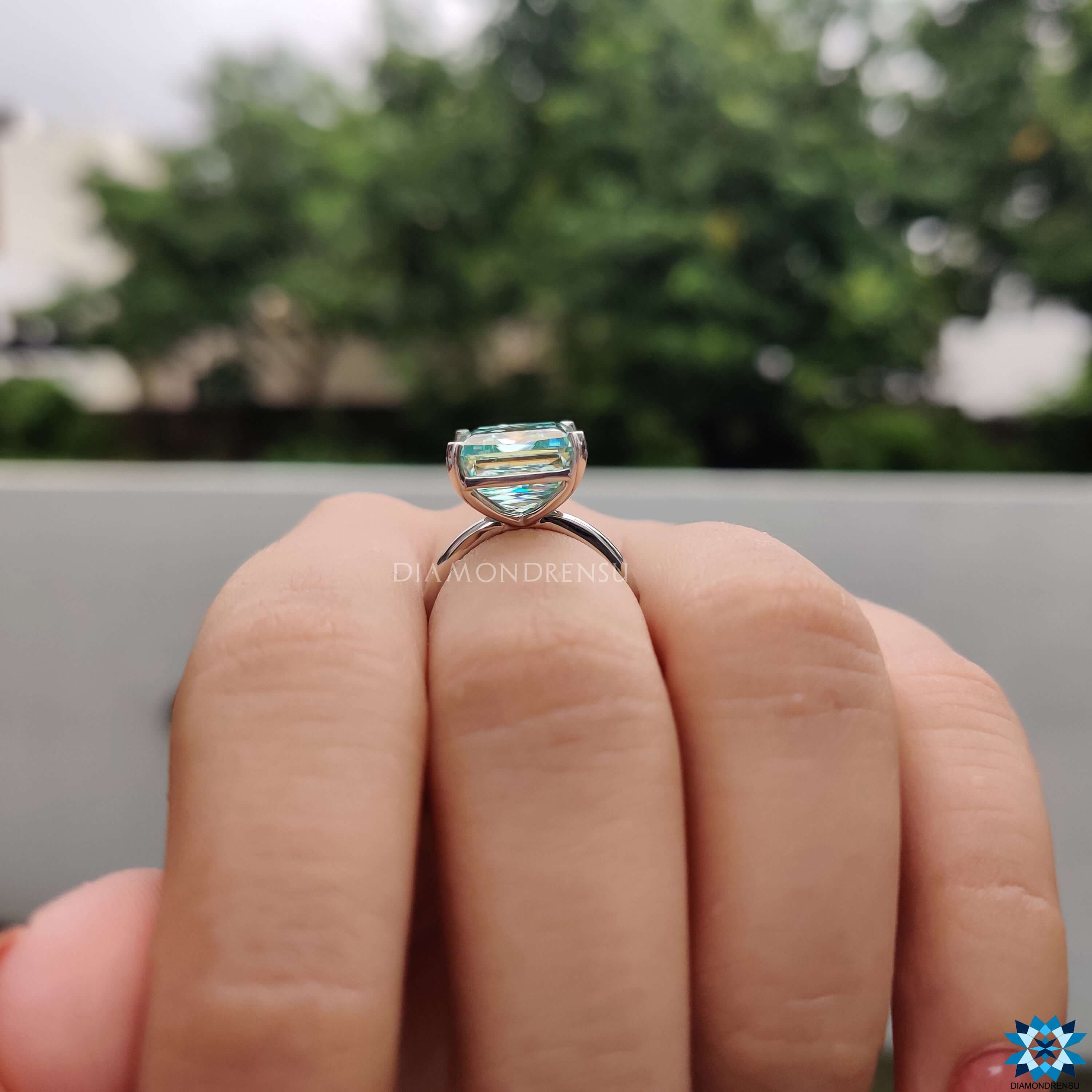 best moissanite engagement rings - diamondrensu