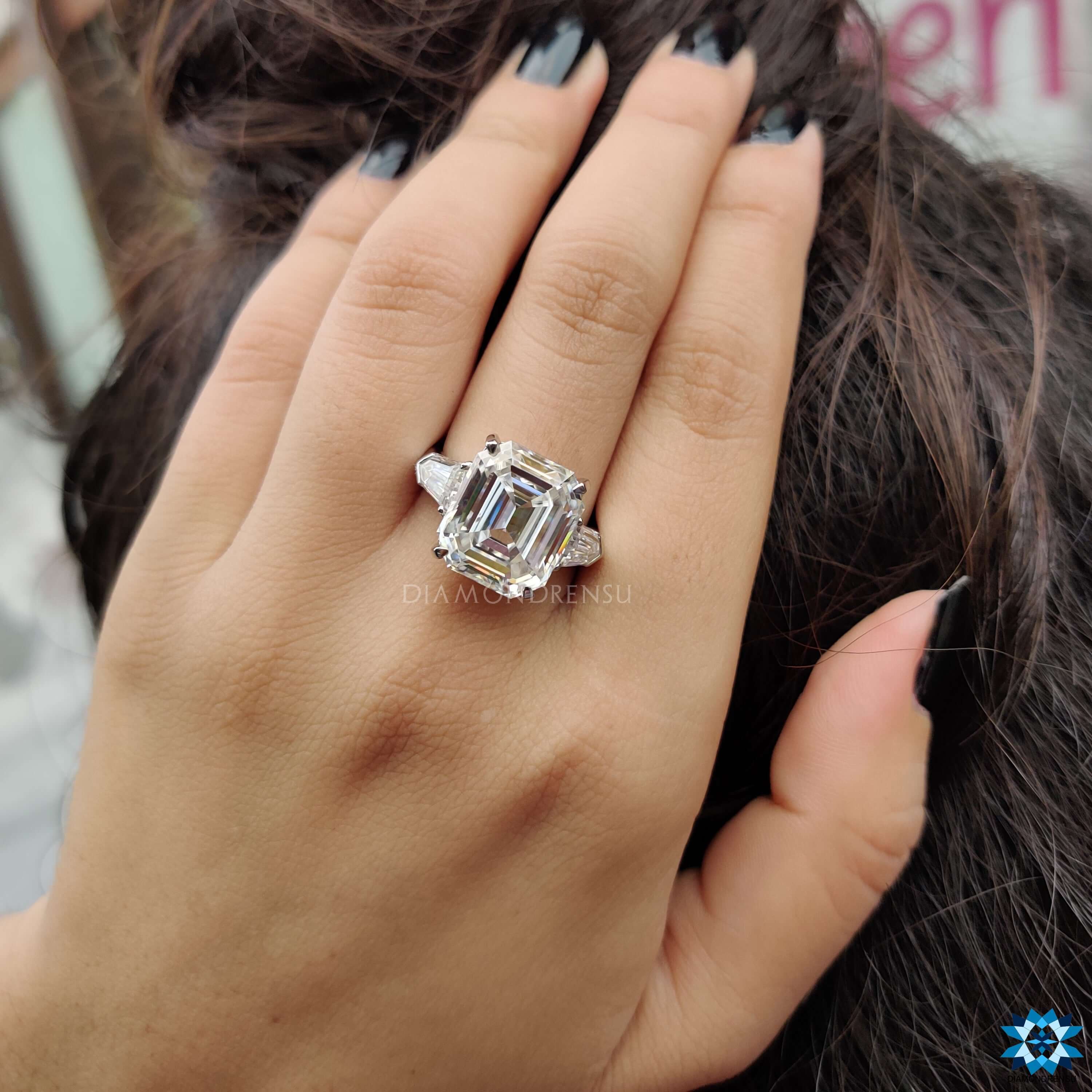 affordable moissanite engagement rings - diamondrensu