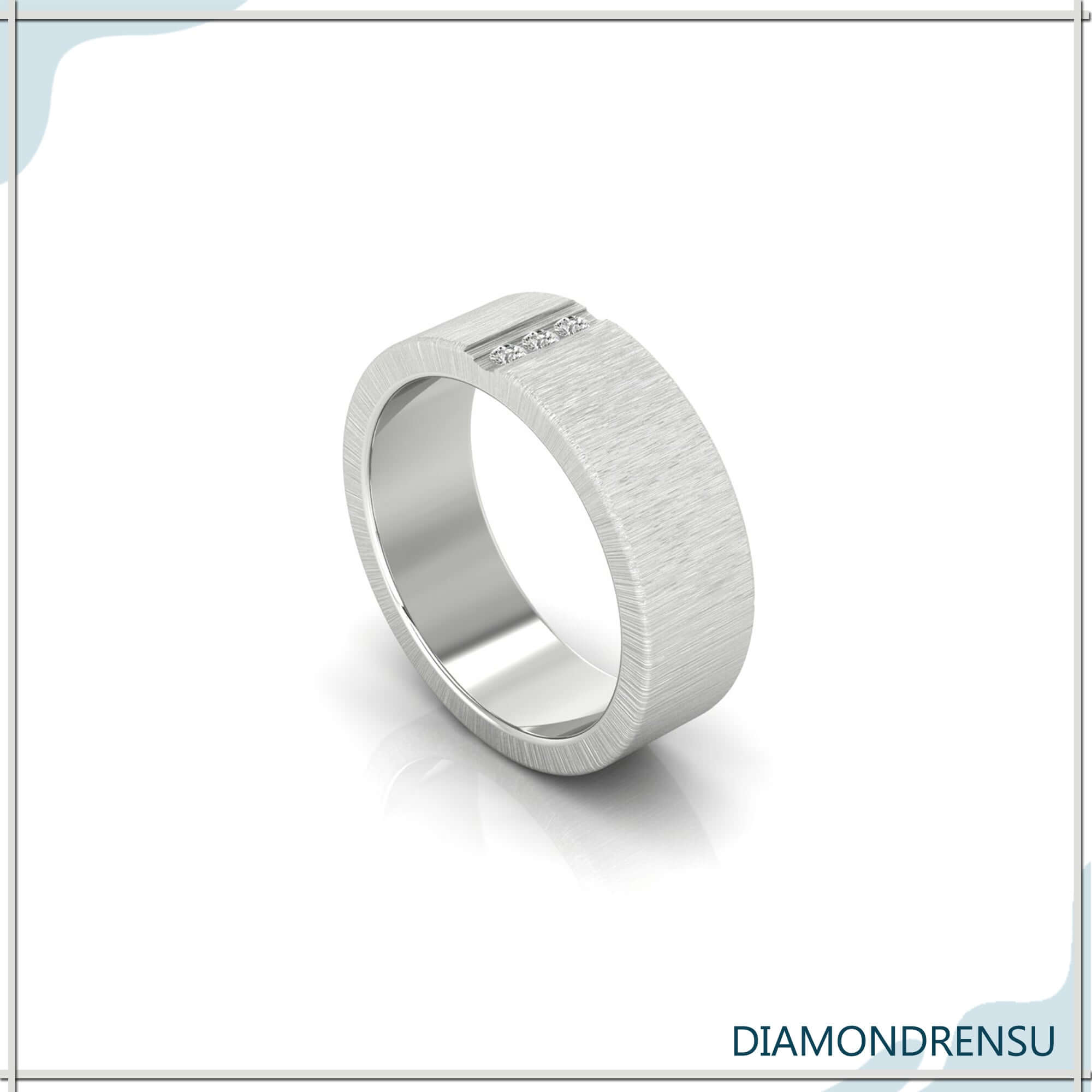 mens moissanite rings - diamondrensu