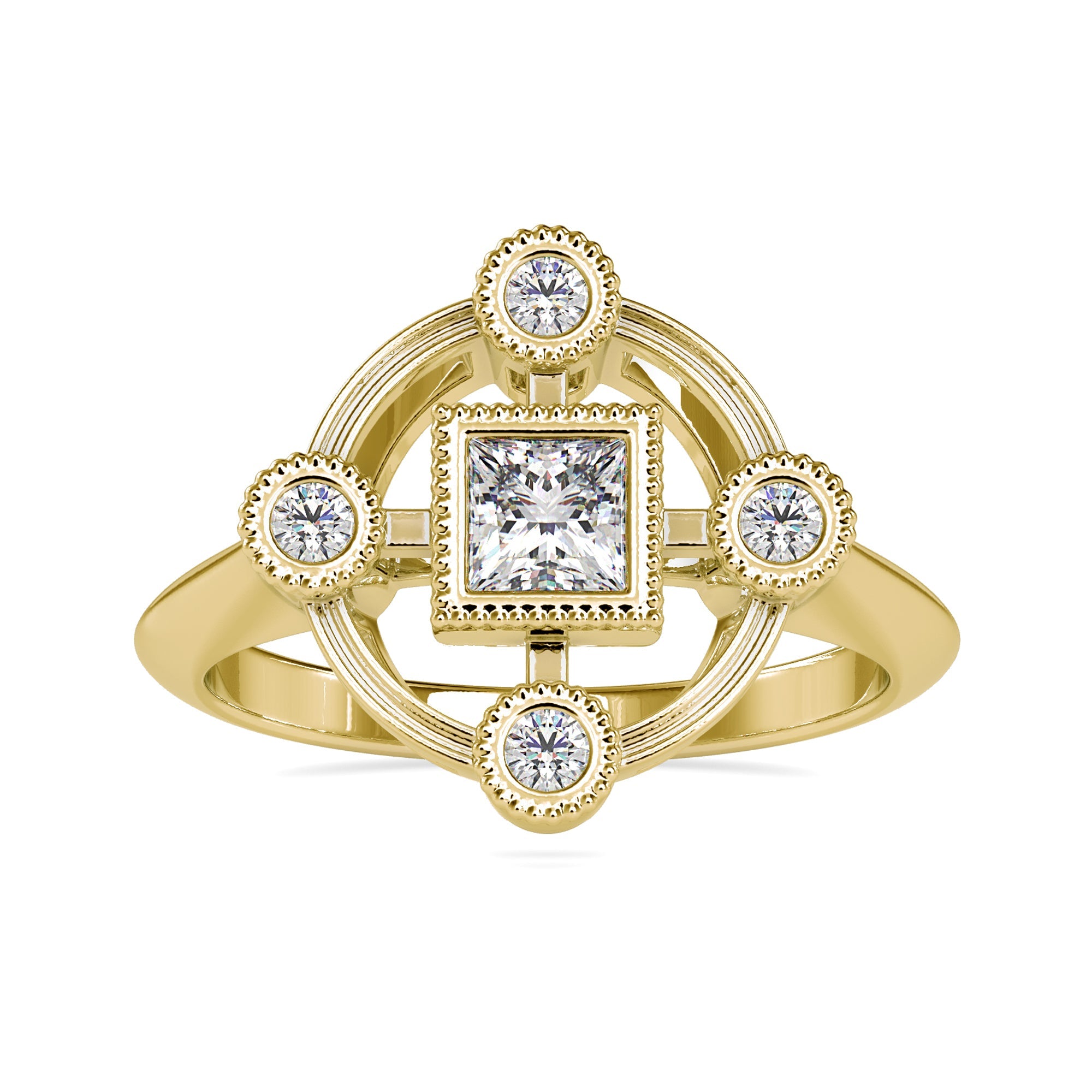 vintage style engagement rings - diamondrensu