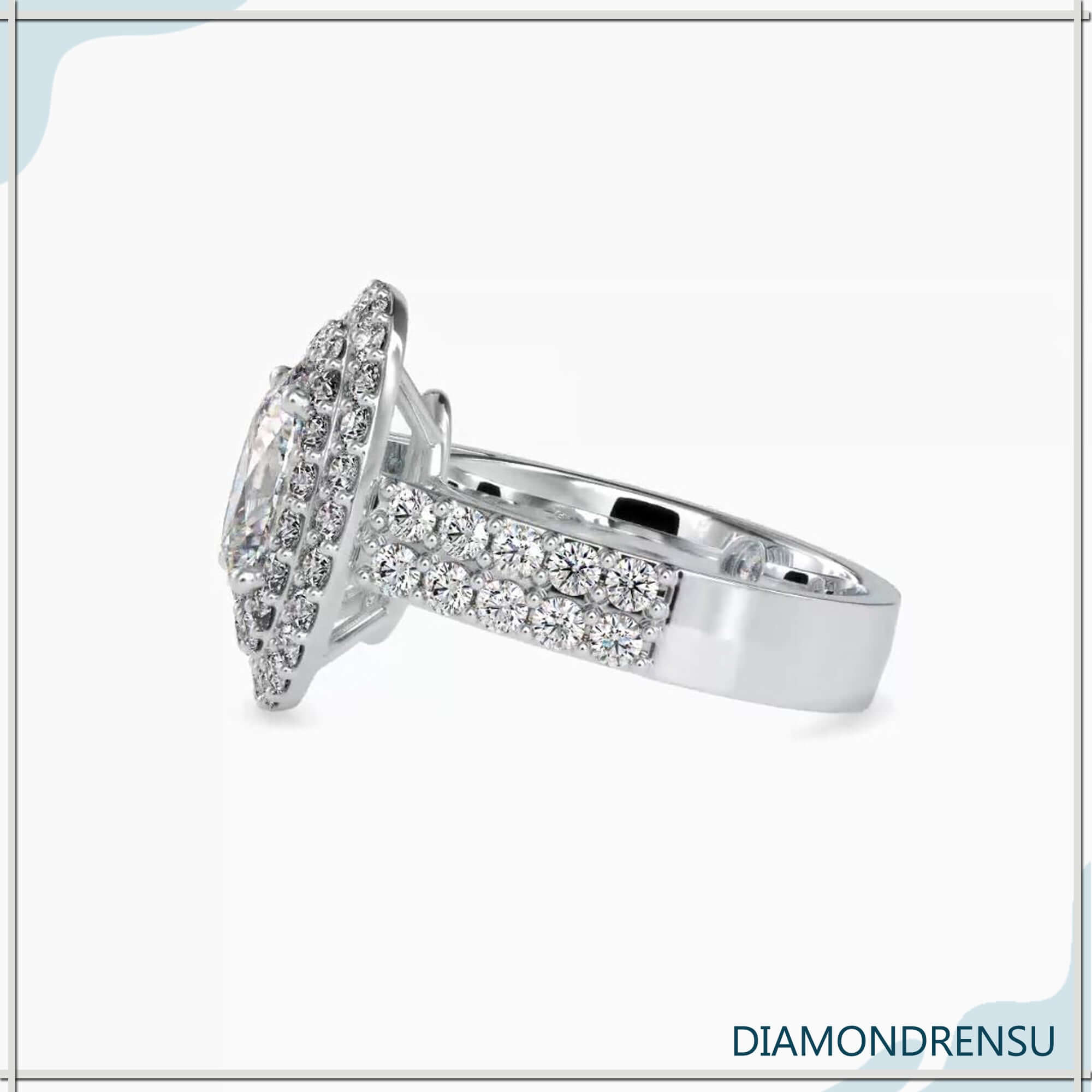 moissanite wedding rings - diamondrensu