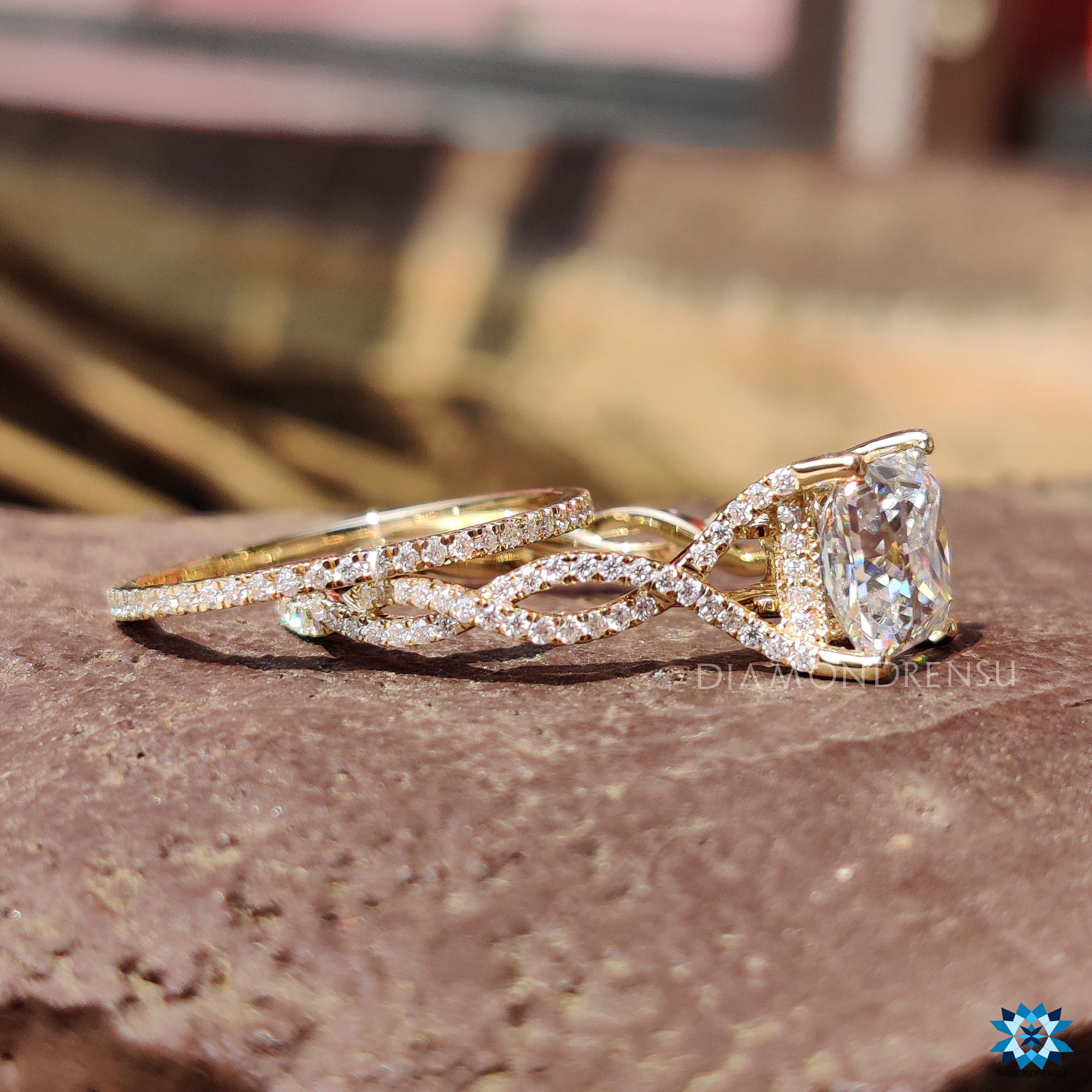 moissanite wedding rings