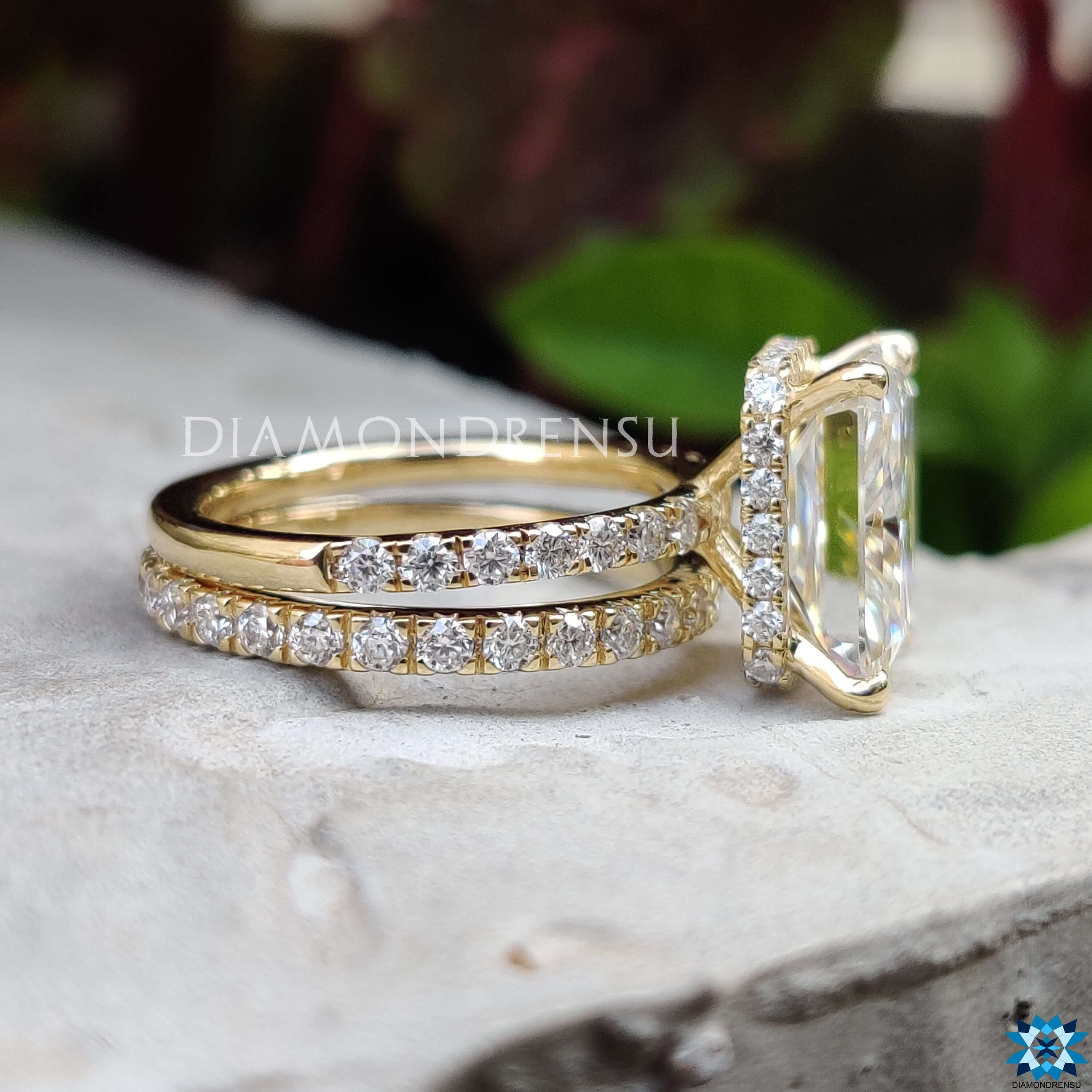 moissanite wedding sets - diamondrensu