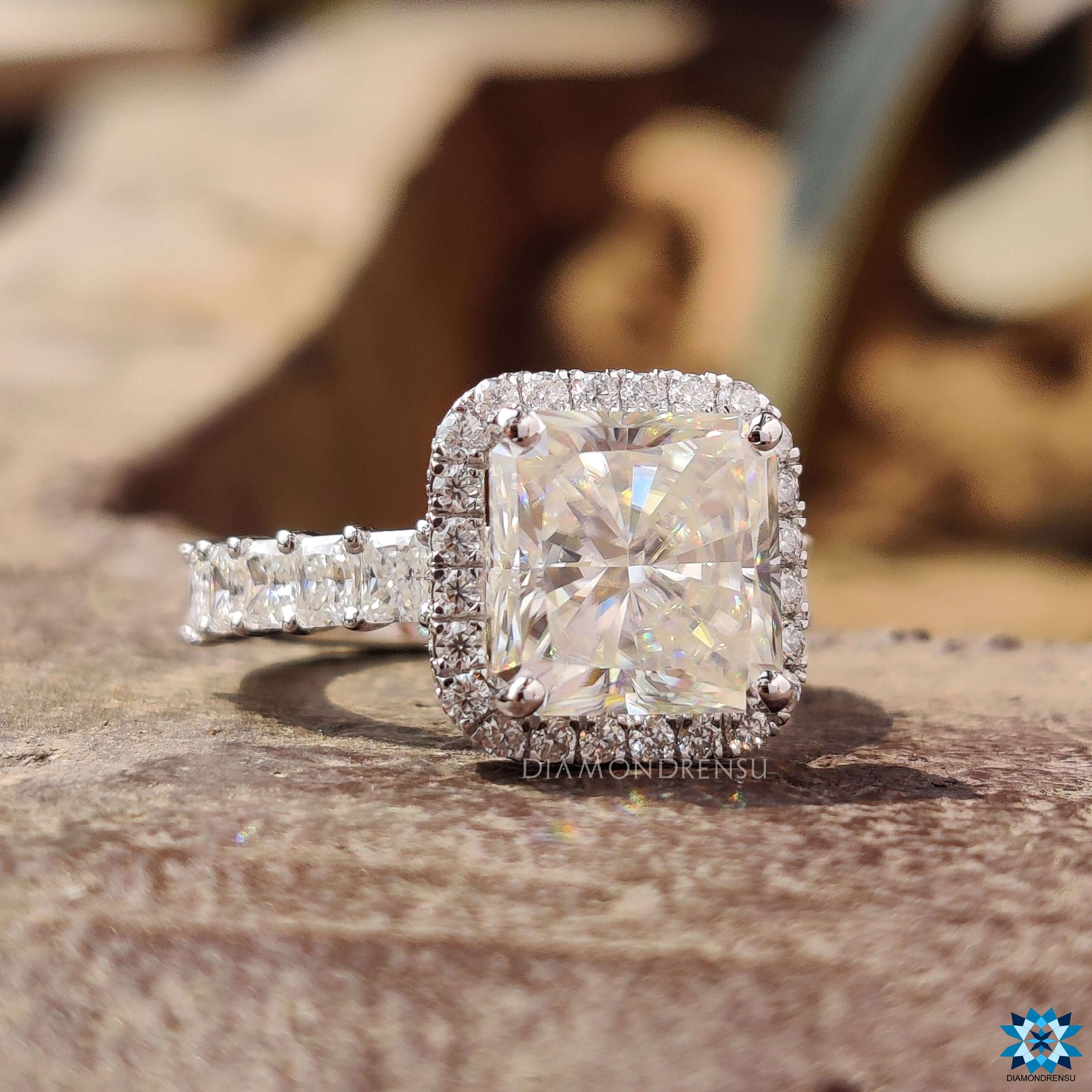 affordable moissanite engagement rings - diamondrensu