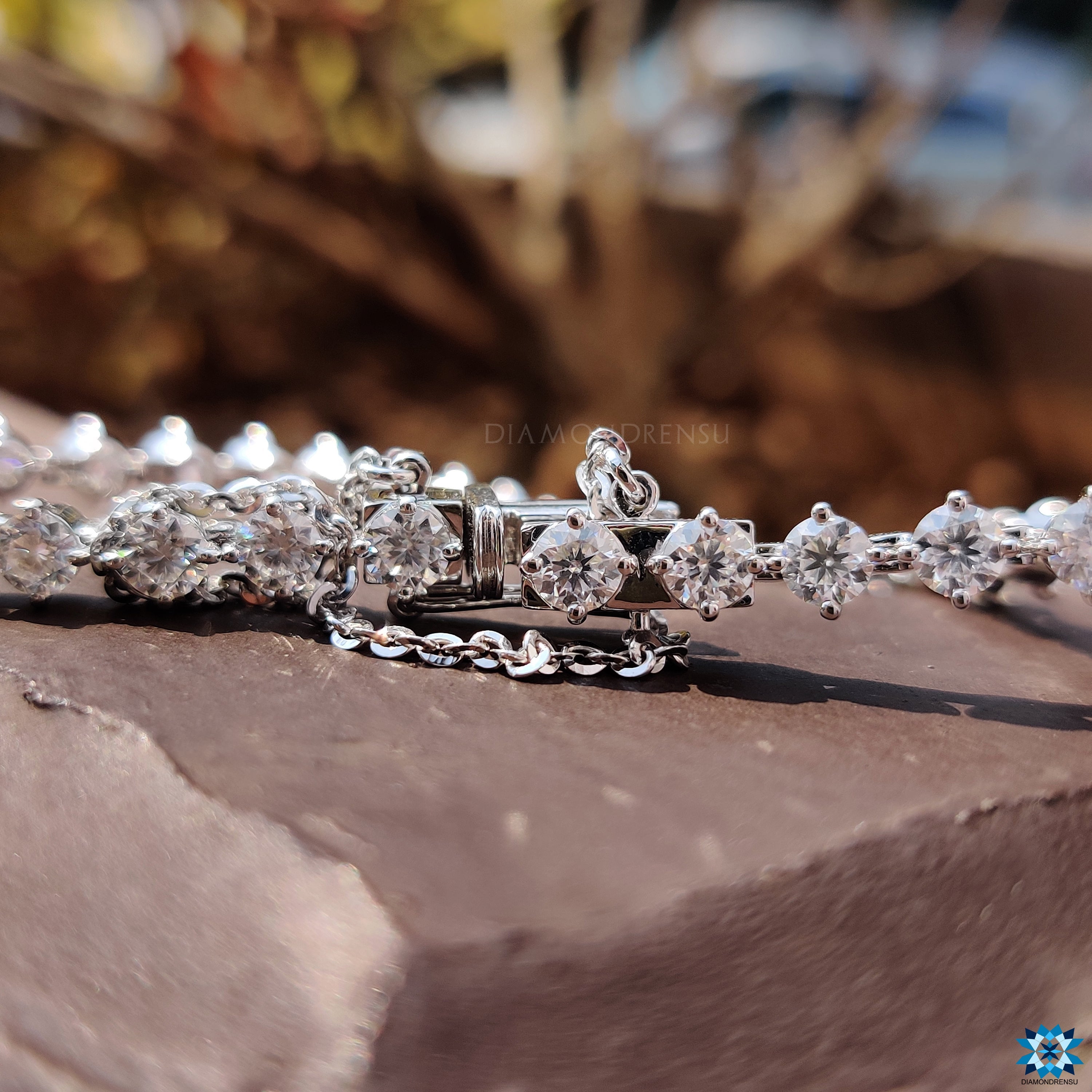 moissanite tennis bracelet - diamondrensu