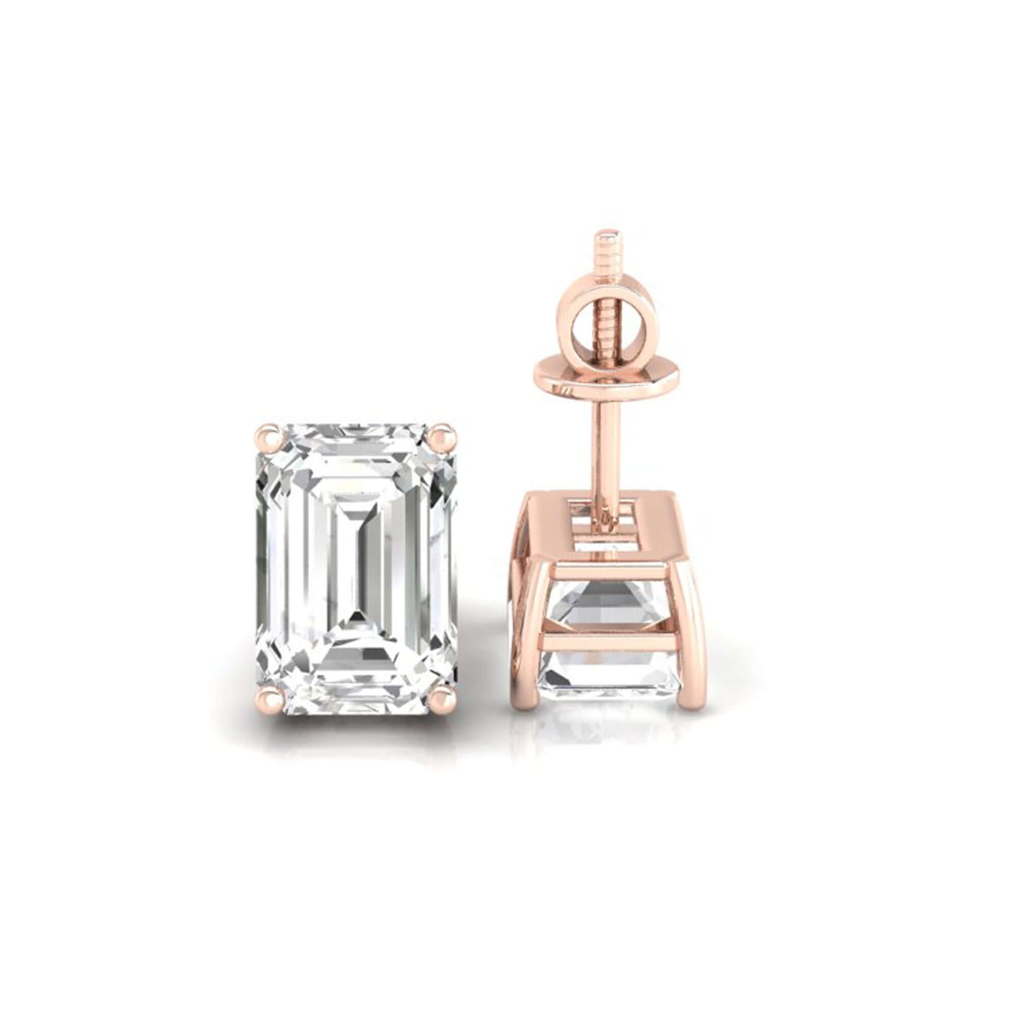 moissanite earrings - diamondrensu