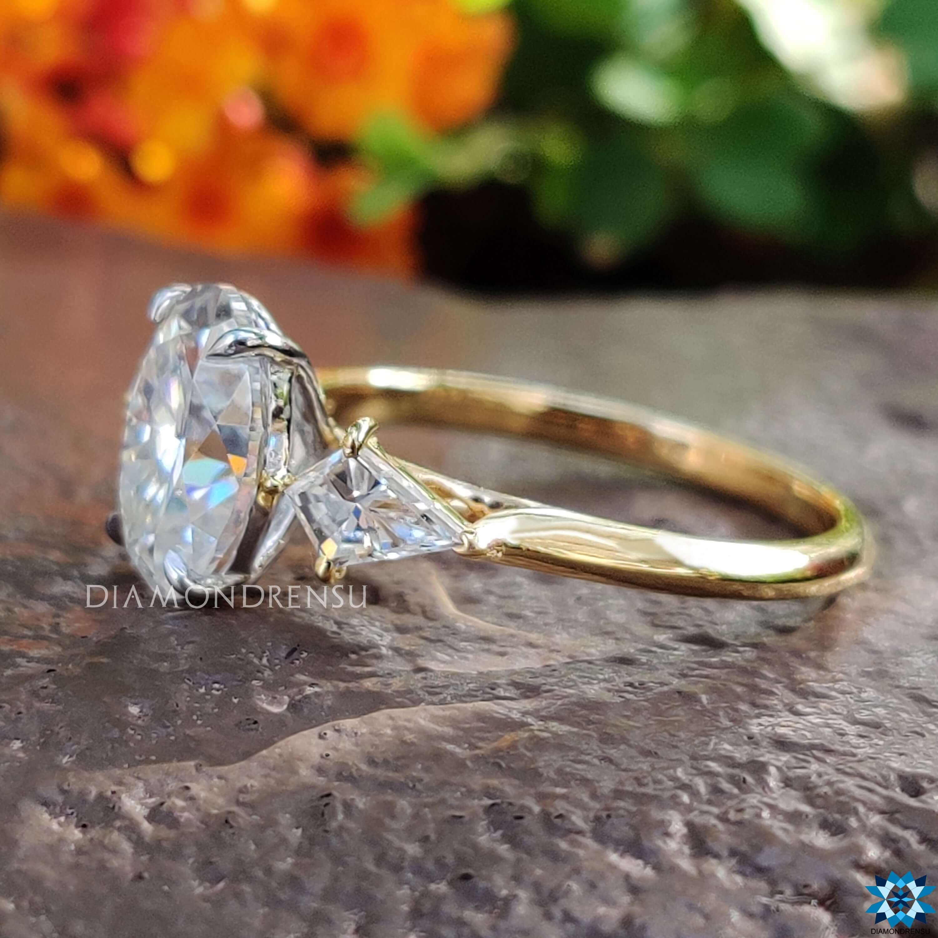 moissanite vintage engagement rings - diamondrensu