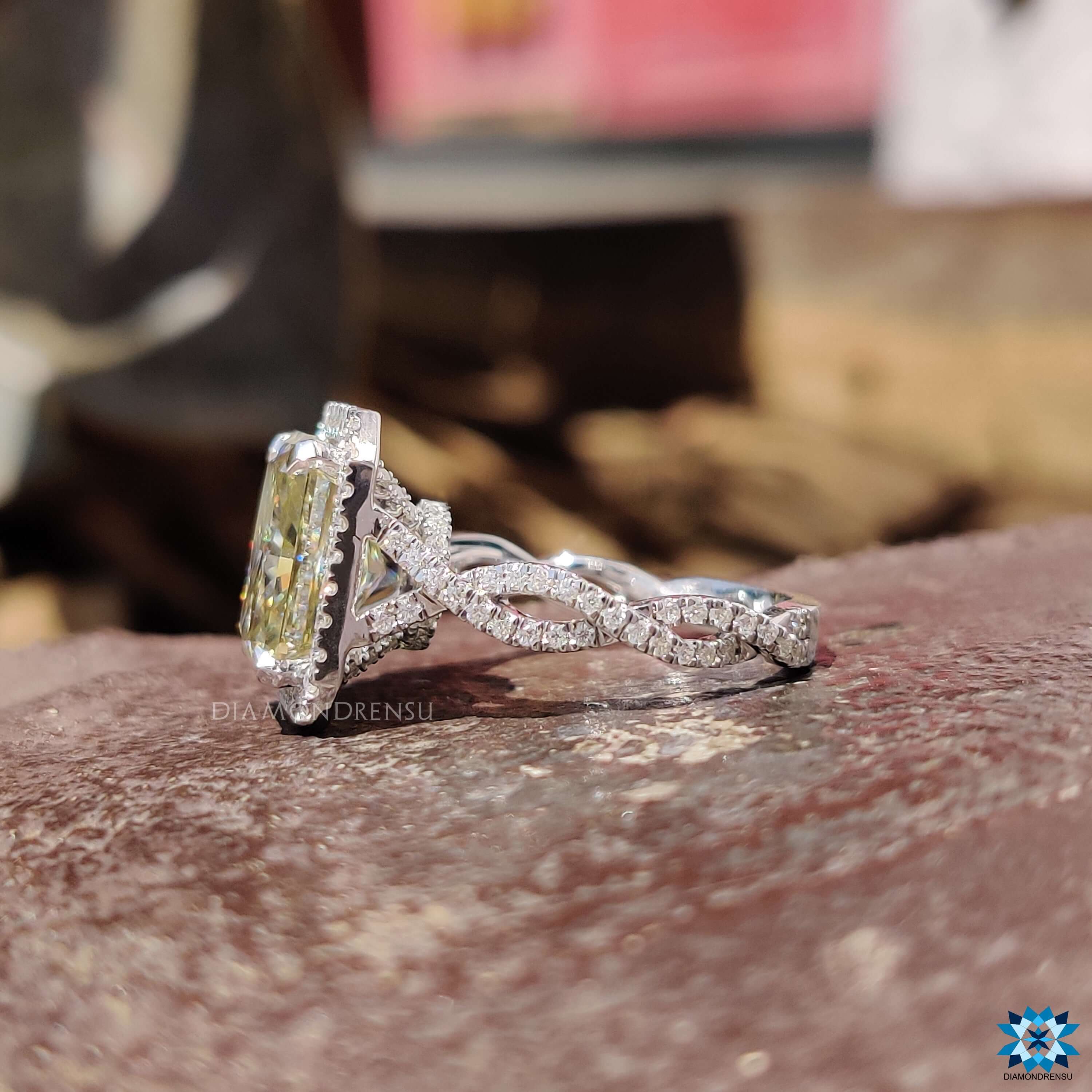 affordable moissanite engagement rings - diamondrensu