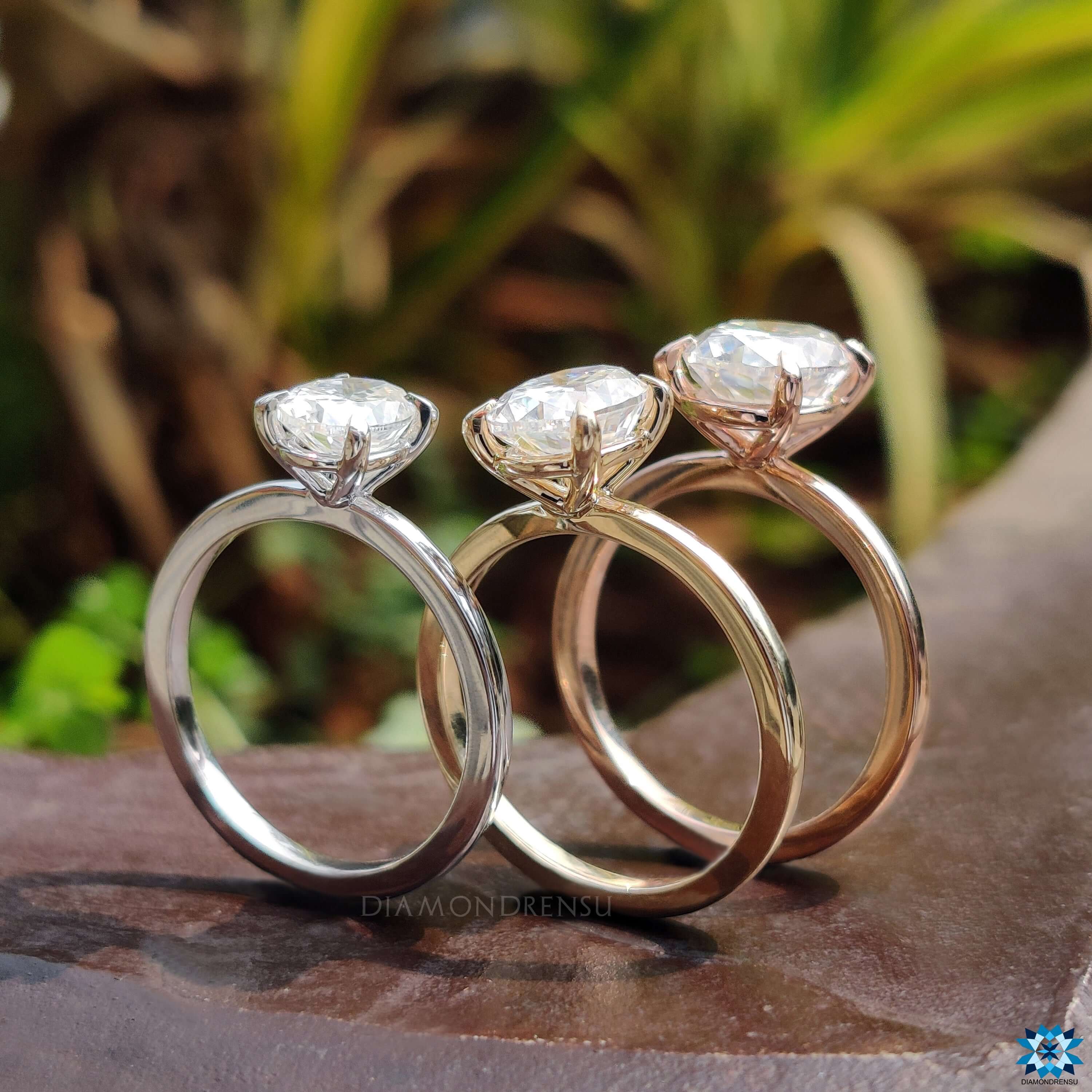 moissanite rings - diamondrensu