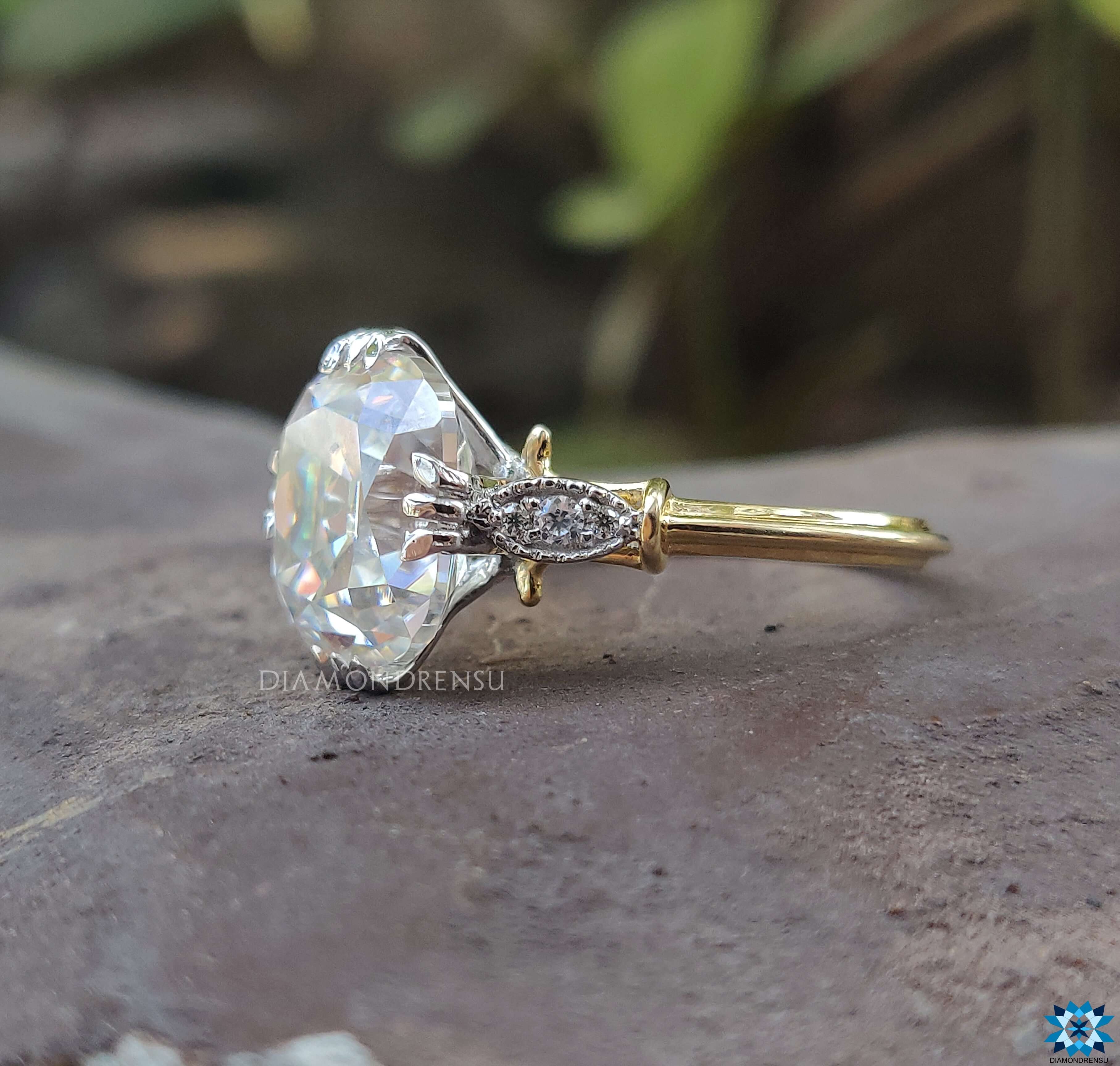 moissanite engagement rings - diamondrensu