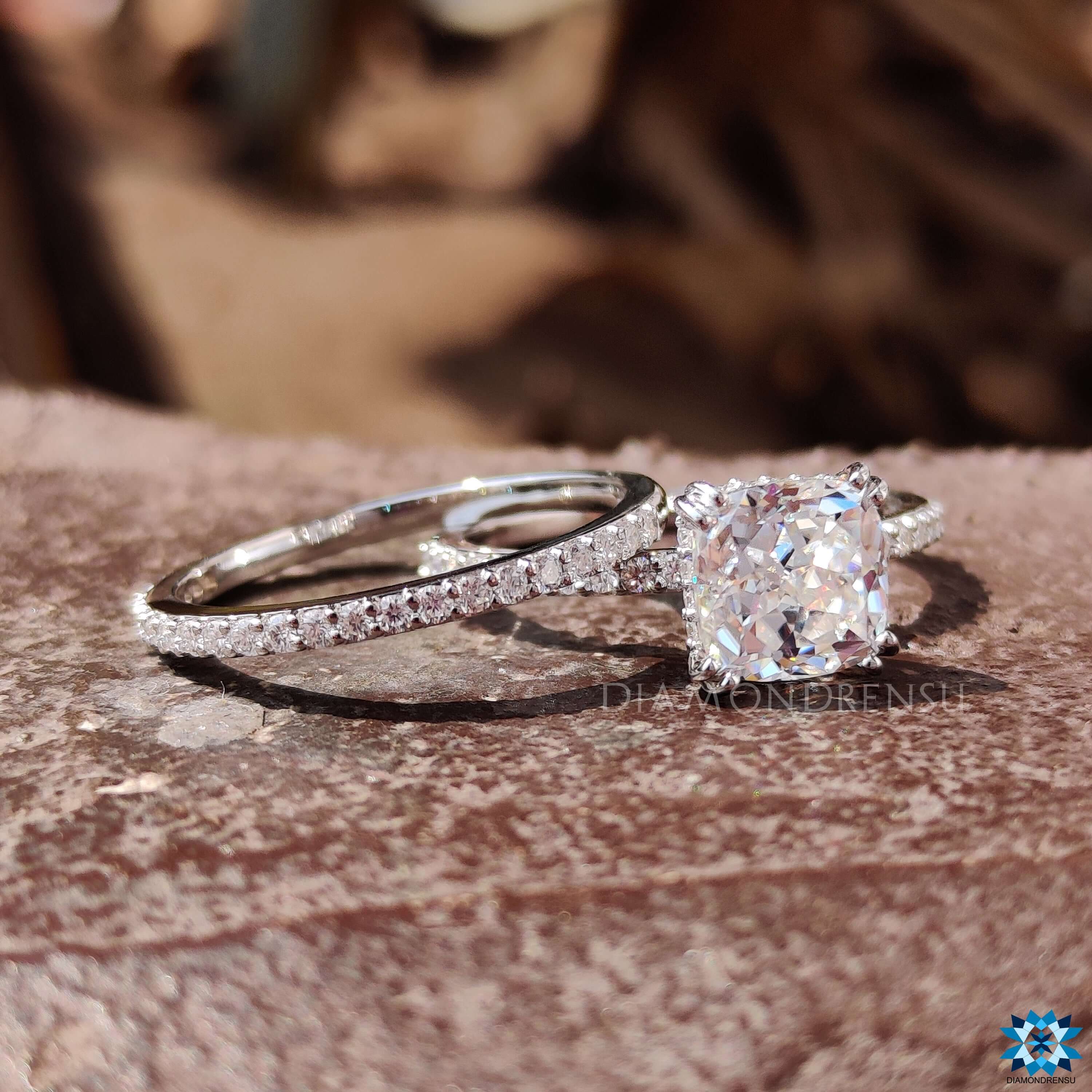 moissanite wedding sets - diamondrensu