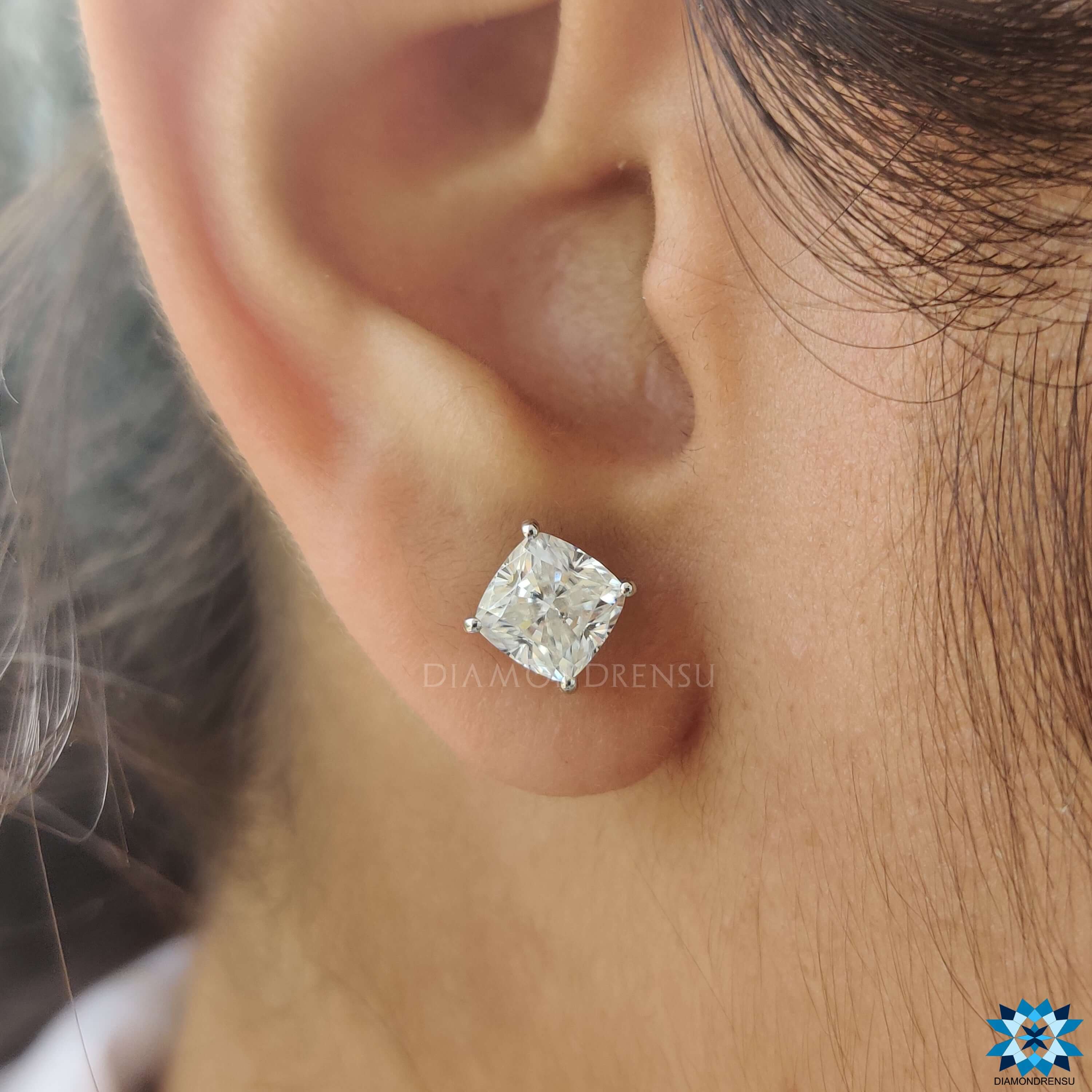 moissanite earrings