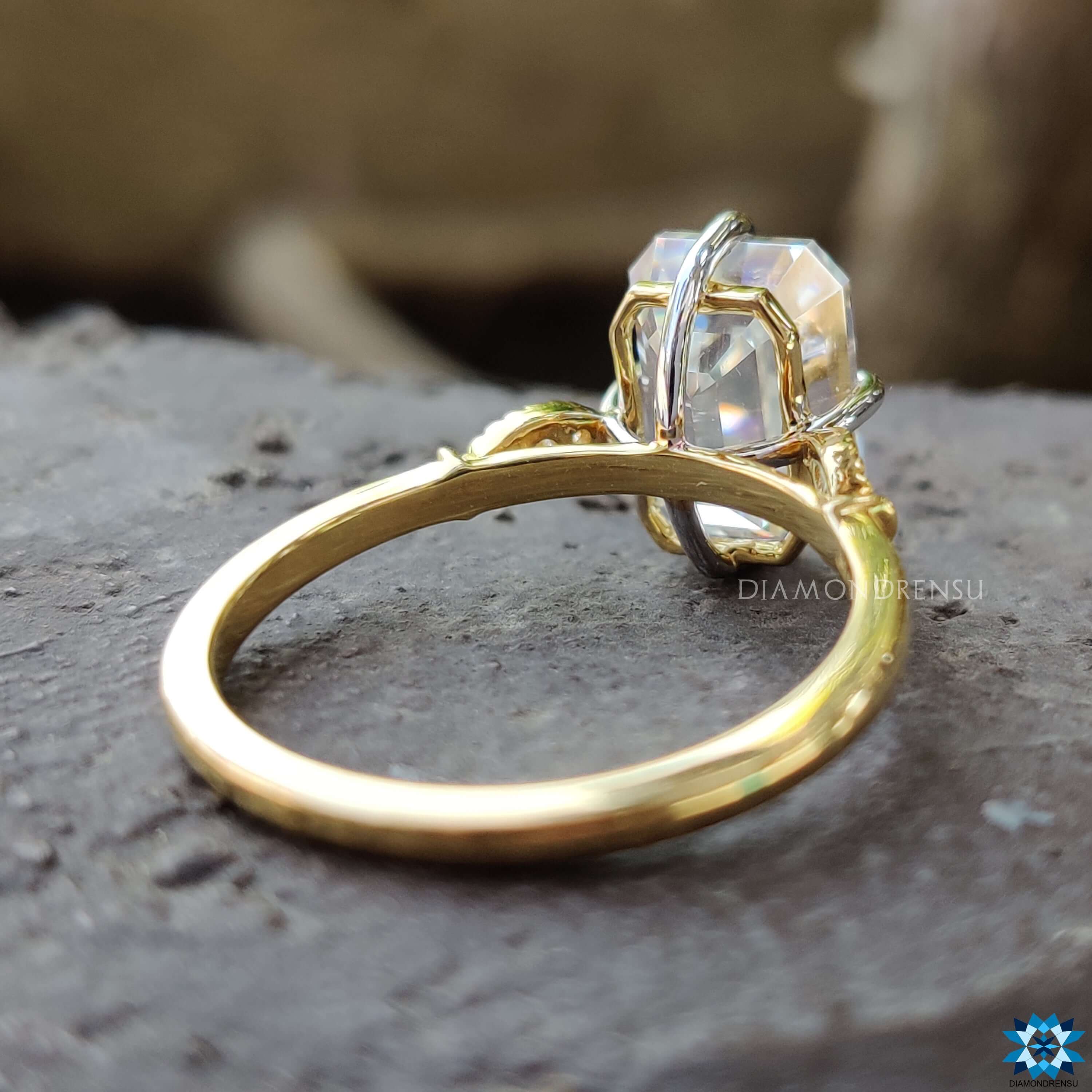 affordable moissanite engagement - diamondrensu