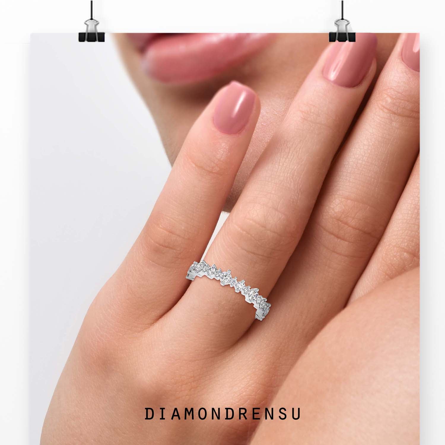 moissanite wedding rings - diamondrensu