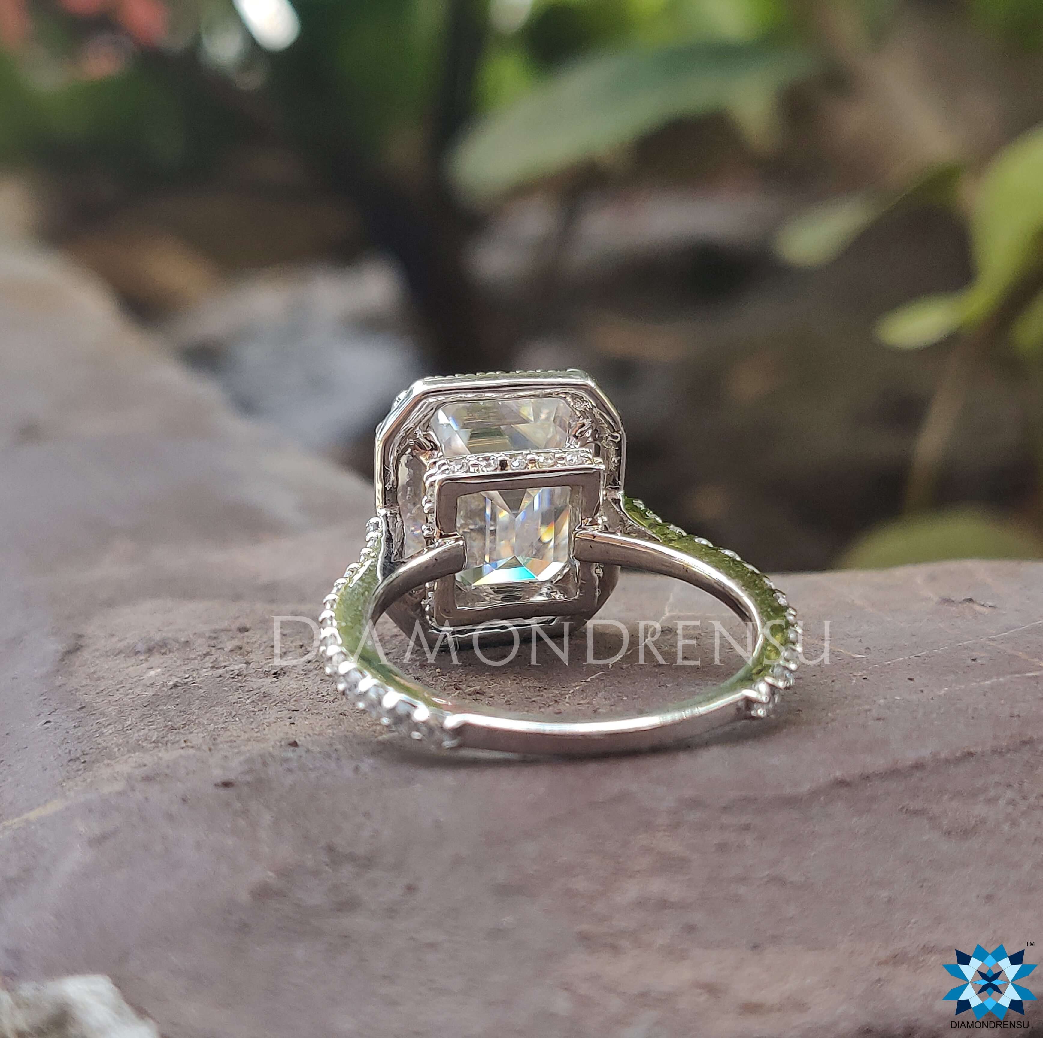 affordable moissanite engagement rings - diamondrensu