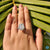 moissanite engagement rings