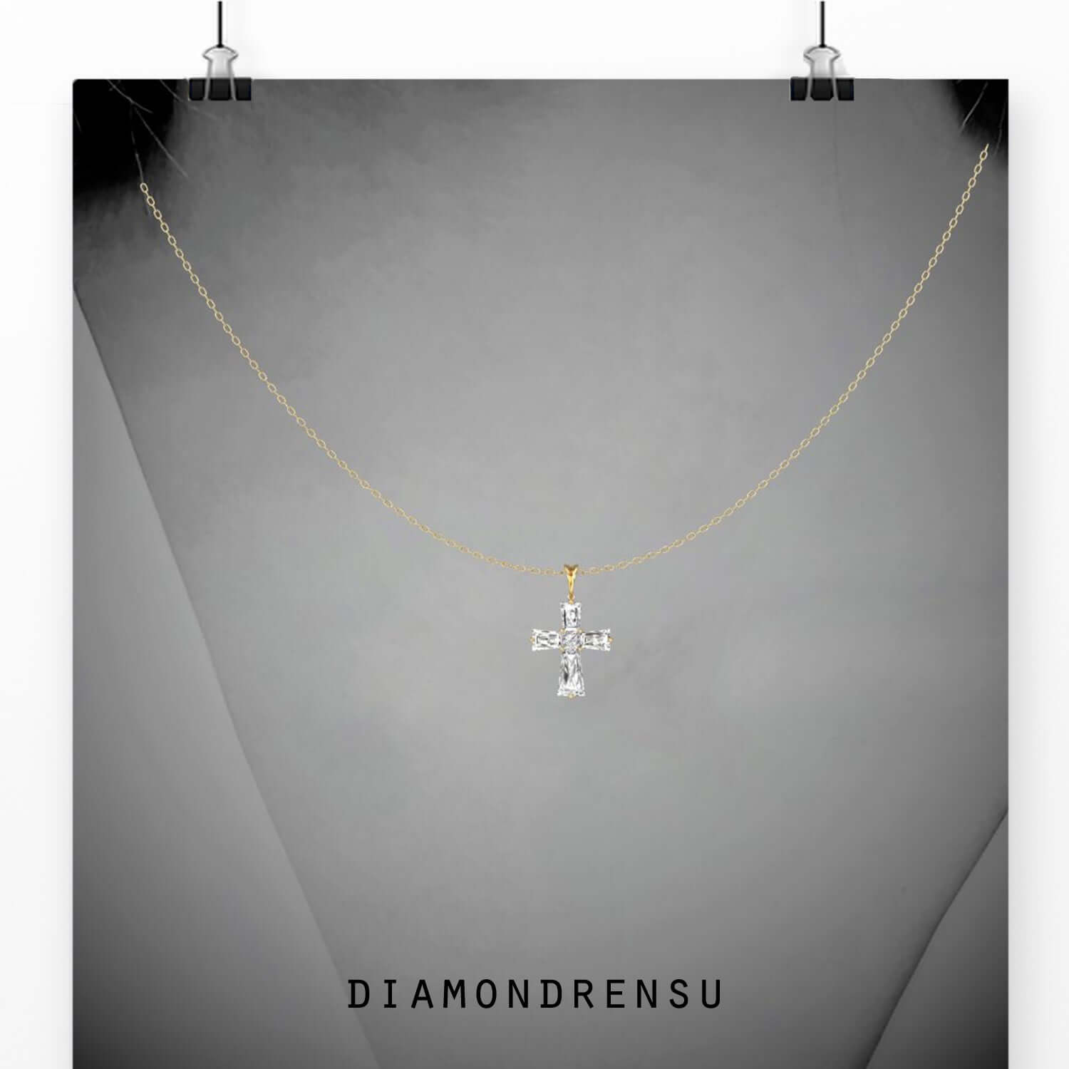 moissanite pendant - diamondrensu